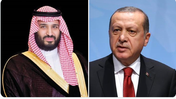أردوغان: سنستقبل ولي العهد السعودي الأربعاء المقبل وسنبحث الارتقاء بالعلاقات إلى مستويات أعلى بكثير