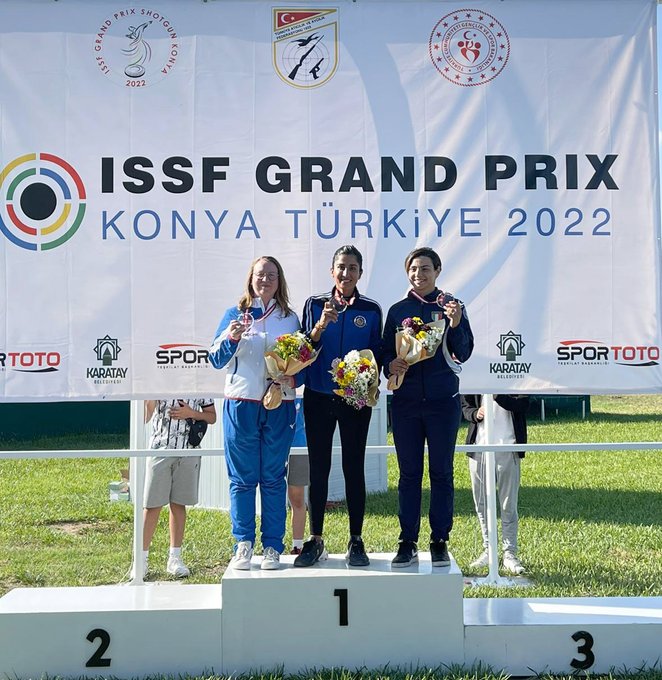 الرامية الكويتية سارة الحوال تحصد ذهبية مسابقة "تراب" ضمن منافسات بطولة الجائزة الكبرى المقامة في مدينة (قونيا) التركية