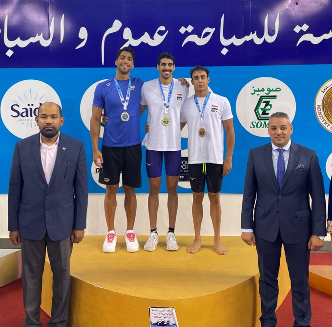الكويت تفوز بميدالية فضية في اليوم الثاني من البطولة العربية للسباحة