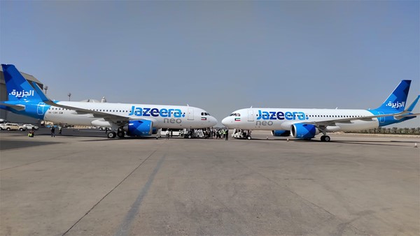 طيران الجزيرة تستقبل طائرتين جديدتين من طراز A320 neo