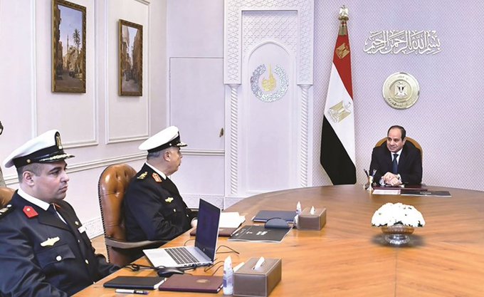 مصر| السيسي يوجه بمواصلة دعم «تطوير التصنيع العسكري والدفاعي على المستوى الوطني»
