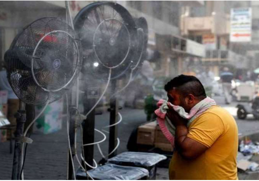 العراق تحذير من تجاوز الحرارة نصف درجة الغليان