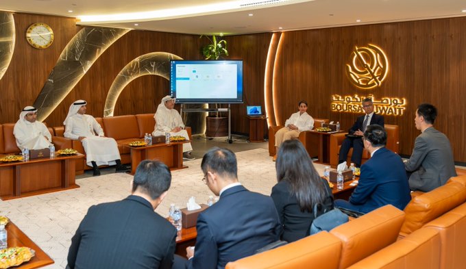 بورصة الكويت: 3 شركات صينية تبدي رغبتها للإدارج في سوق المال الكويتي